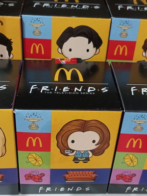 Friends McDonald's figure boxes like new, set of 6