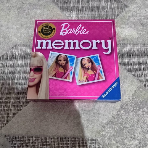 Barbie Memory board game used