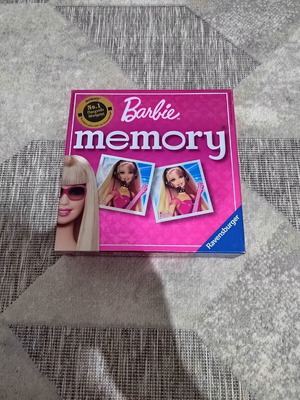 Barbie Memory board game used