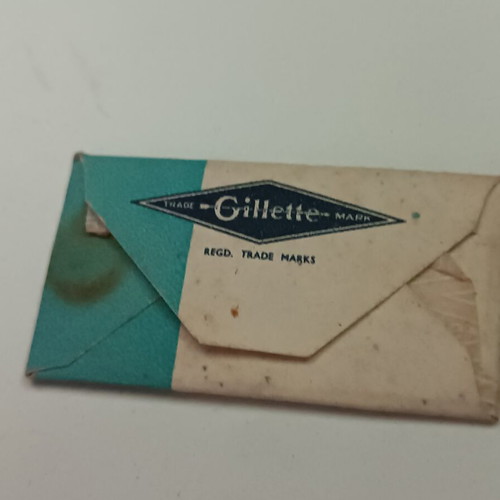 Gillette Blade Extra vintage μπλε, καινούργιο από δεκαετία 60