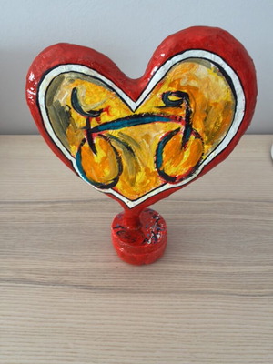 Handmade decorative artwork by A. Psarakos, new