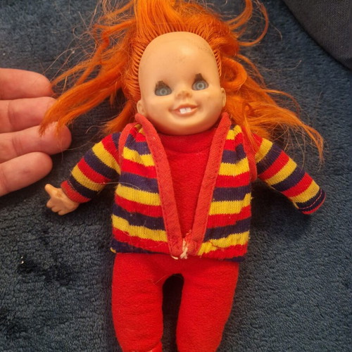 Pippi Longstocking vintage doll by El Greco