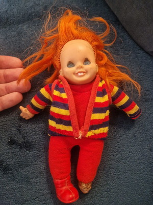 Pippi Longstocking vintage doll by El Greco