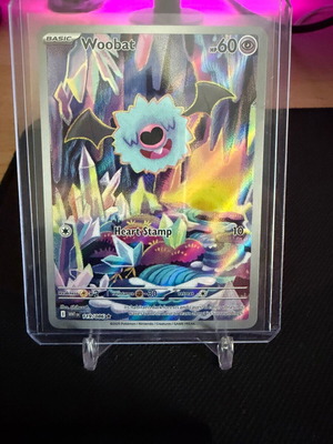TCG Pokemon White Flare Woobat card like new