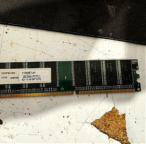 SuperTalent 1GB DDR 400 D32PB1GN UDIMM PC3200 NON-ECC