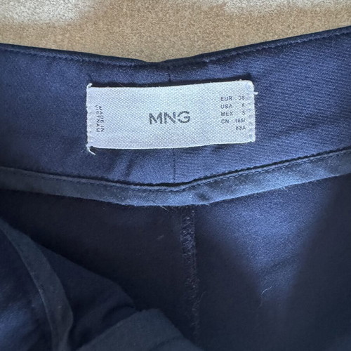 Mango blue trousers size 38 M