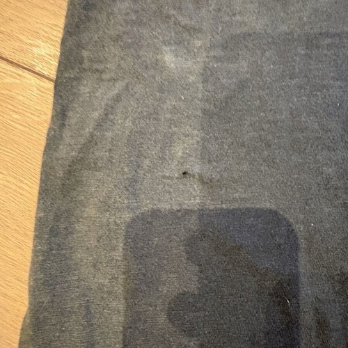 Dirty Laundry short-sleeve shirt L used, gray with small hole