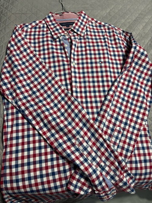 Tommy Hilfiger shirt new, size M, white and red