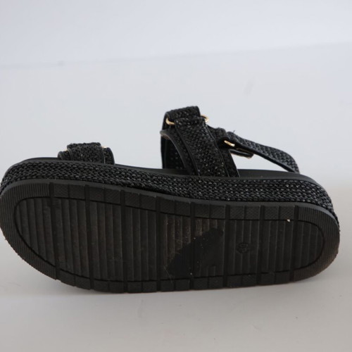 Exe platform sandals size 39, black