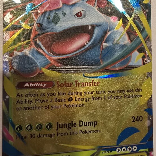Mega Venusaur EX Pokémon card like new