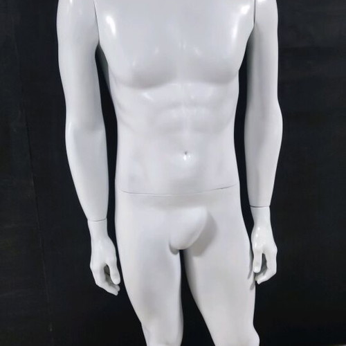 Display mannequins used, female and male with bases