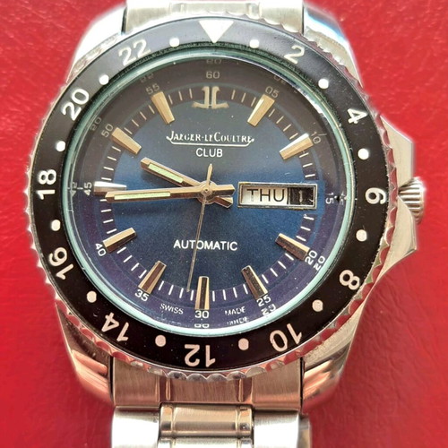 Jaeger-LeCoultre men's automatic watch like new, blue dial