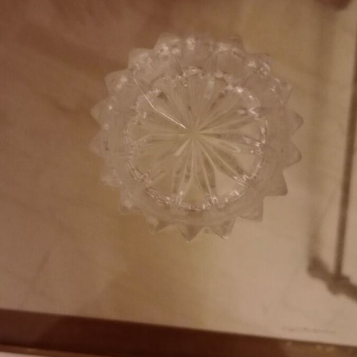 Crystal water glasses like new, set of four