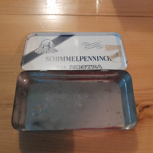 Schimmelpenninck 50 Nostra metal cigar box used