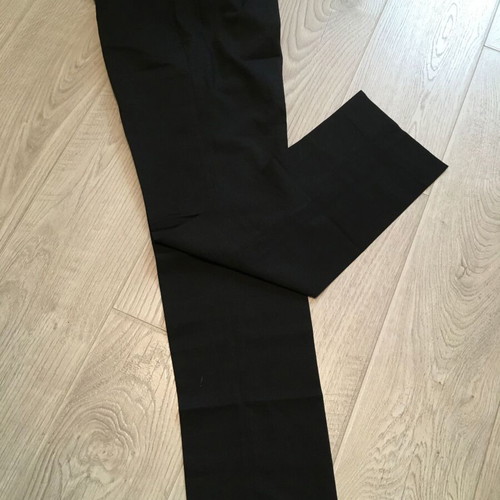 Dolce & Gabbana vintage straight trousers for women, size 32/46, black/grey