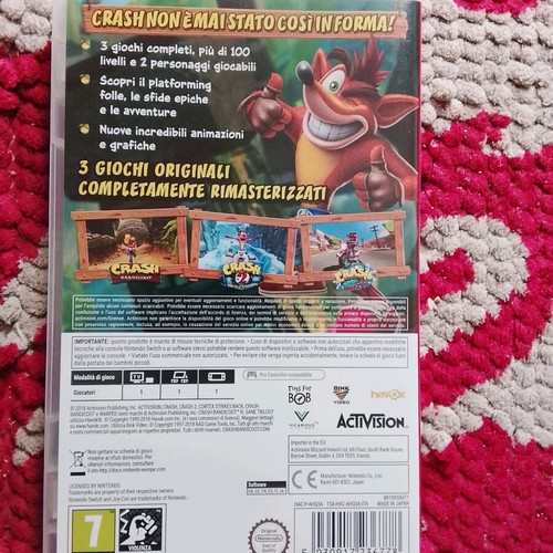 Crash Bandicoot Trilogy Nintendo Switch καινούργιο