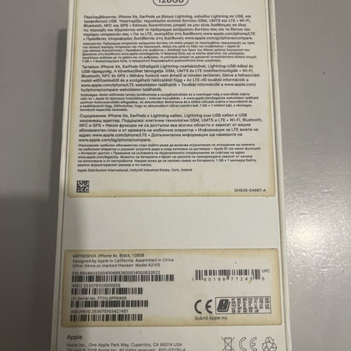 IPhone XR box used, only the box