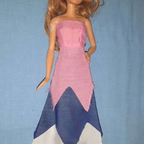 Κούκλα Barbie με φόρεμα Bibi Bo μεταχειρισμένη