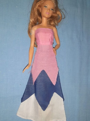 Κούκλα Barbie με φόρεμα Bibi Bo μεταχειρισμένη