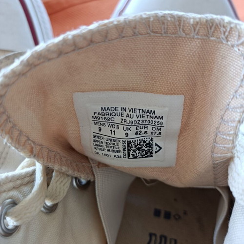 Men's casual shoes like new, size 42.5, white and beige, 2 pairs