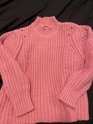 Pink pullover like new, size M