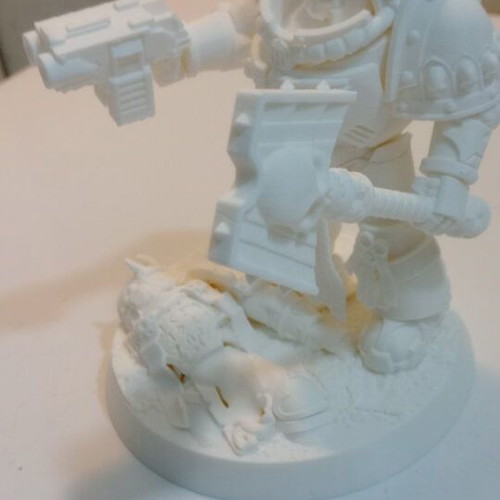 Space Marine Chaplain Warhammer 40k miniature