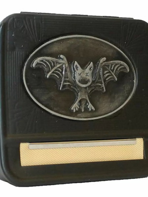 Grandpa's black rolling tobacco case with clip new