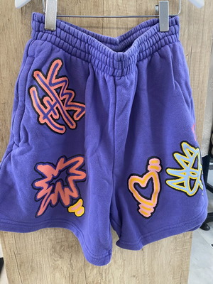Adidas bermuda shorts used, size S, purple
