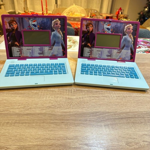 Frozen II bilingual laptop like new, 2 pieces
