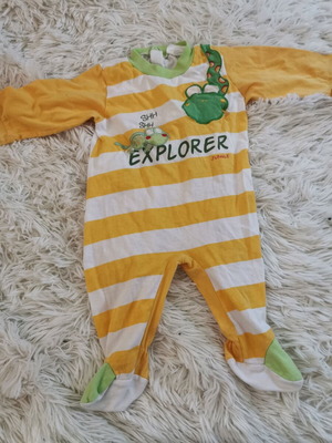 Long-sleeve romper for 6-month baby used