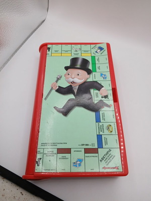 Portable Mini Monopoly board game like new