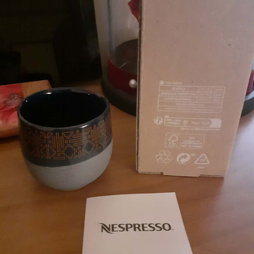 Nespresso espresso cup set of 2, new