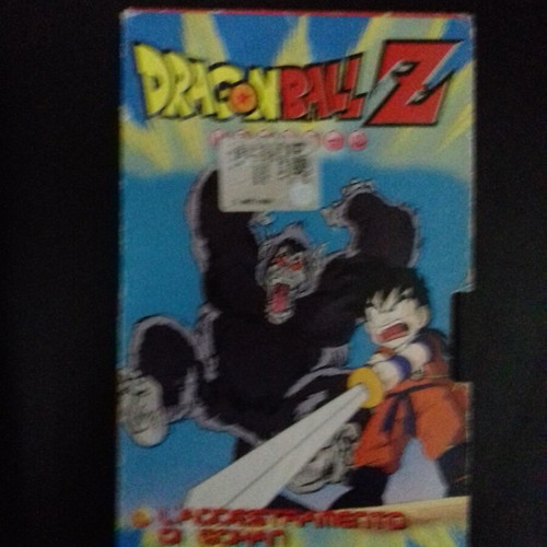 2 DragonballZ VHS episodes 3-4-7-8 Italian version without subtitles