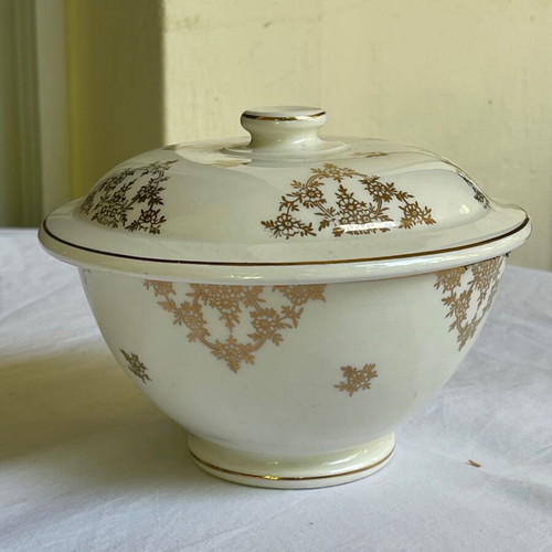 Ditmar Urbach fondantière used, porcelain from 1930s