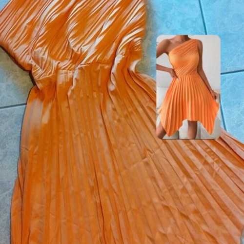 Orange dress XL like new