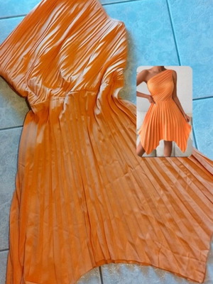 Orange dress XL like new
