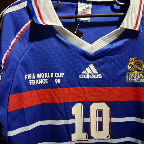 France National Team Zidane Jersey new, authentic, size Large