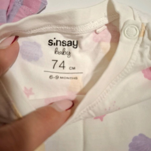 Sinsay short-sleeve bodysuit set 6-9 months like new, summer