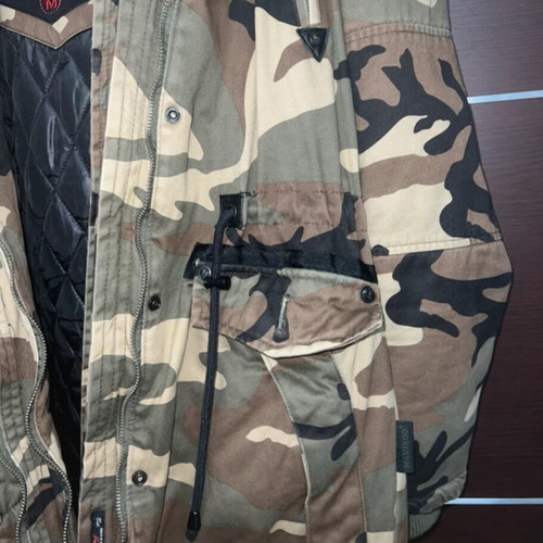 Μπουφάν Marikoo militaire μεταχειρισμένο, μέγεθος medium, μαύρο