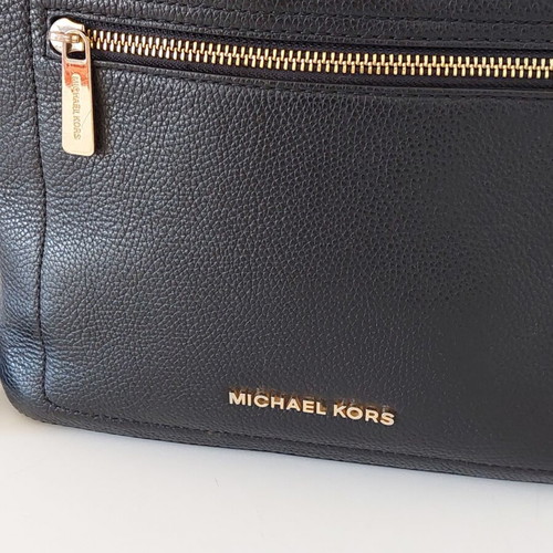 Michael Kors leather backpack used, medium size, black