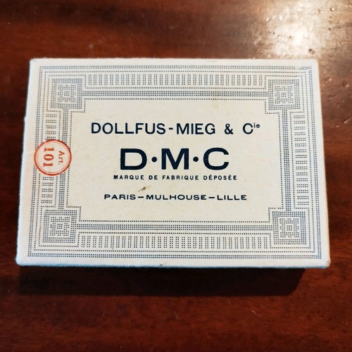 Vintage DMC thread box from the 70s new
