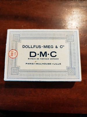 Vintage DMC thread box from the 70s new
