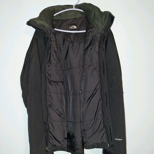 The North Face men's jacket used, size Large, black