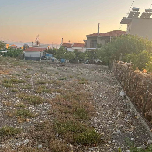 Land 815 sqm buildable in Rovies Evia with view near the beach