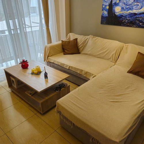 Fedra Plus 6 corner sofa like new, reversible angle, 240x190 cm