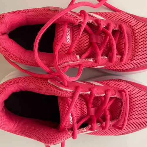 Adidas women's athletic shoes used, size 36.5, pink