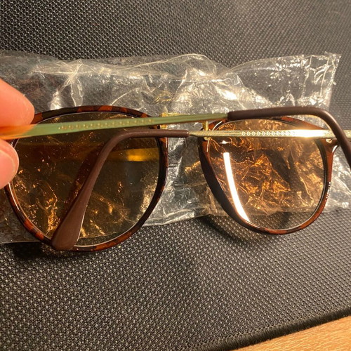 Saint Louis sunglasses new, Italian, brown and gold