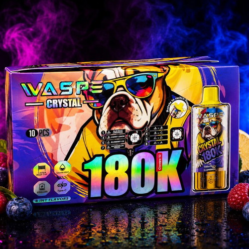 Crystal Vape 180000 Puffs Premium Edition 8-in-1 Flavors
