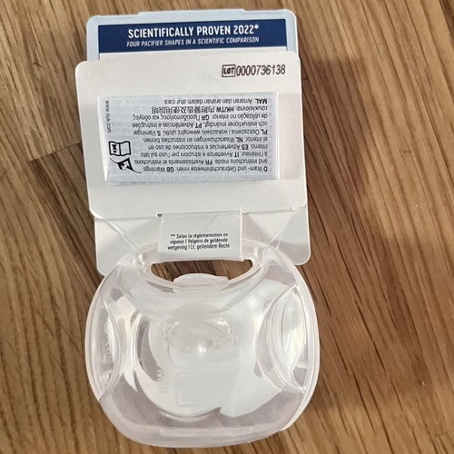 Nuk glass baby bottle and two pacifiers new