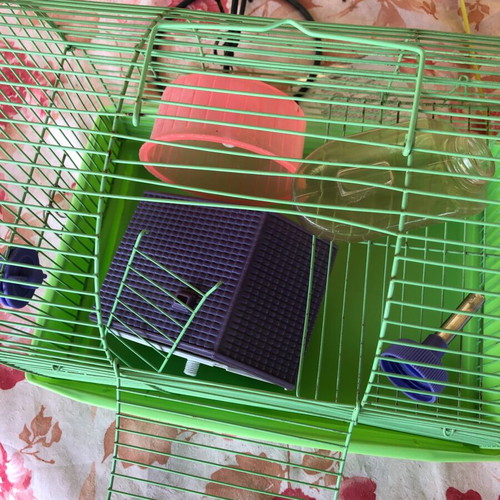 Hamster cage like new with accessories